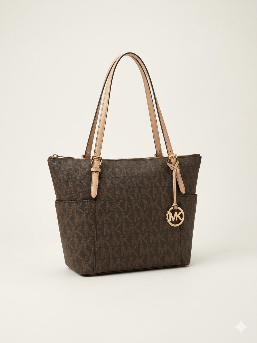 Micheal kors jet set top zip tote