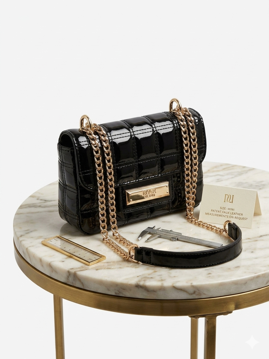 River Island Quilted Mini Crossbody