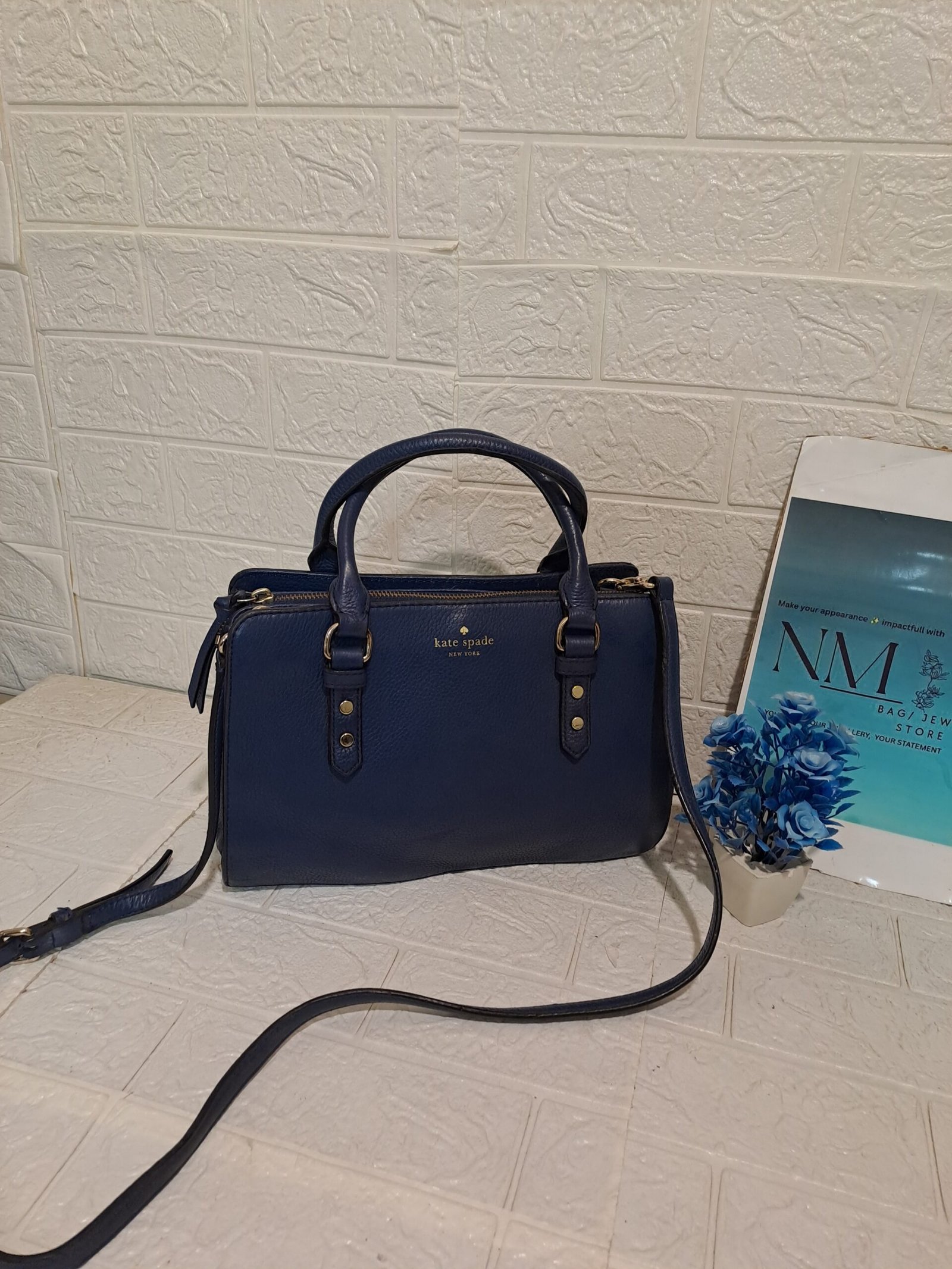 Kate Spade Navy Mulberry satchel Bag - Image 4