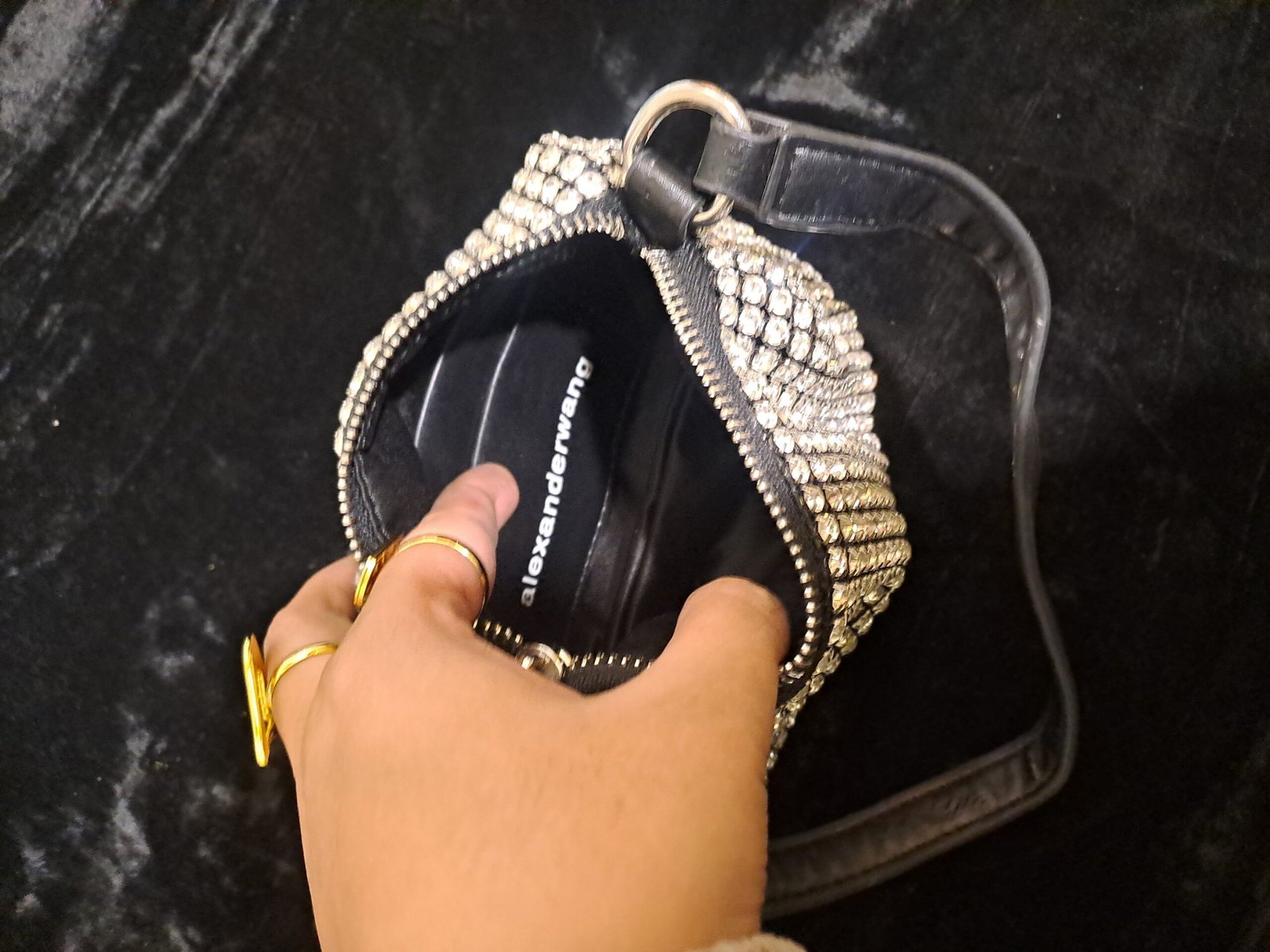Alexander's Wang Rhinestone Bag - Image 3
