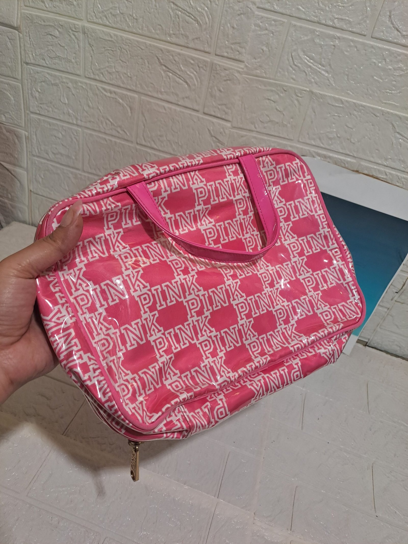 Victoria's Secret PINK Series Monogram vanity case - Image 3