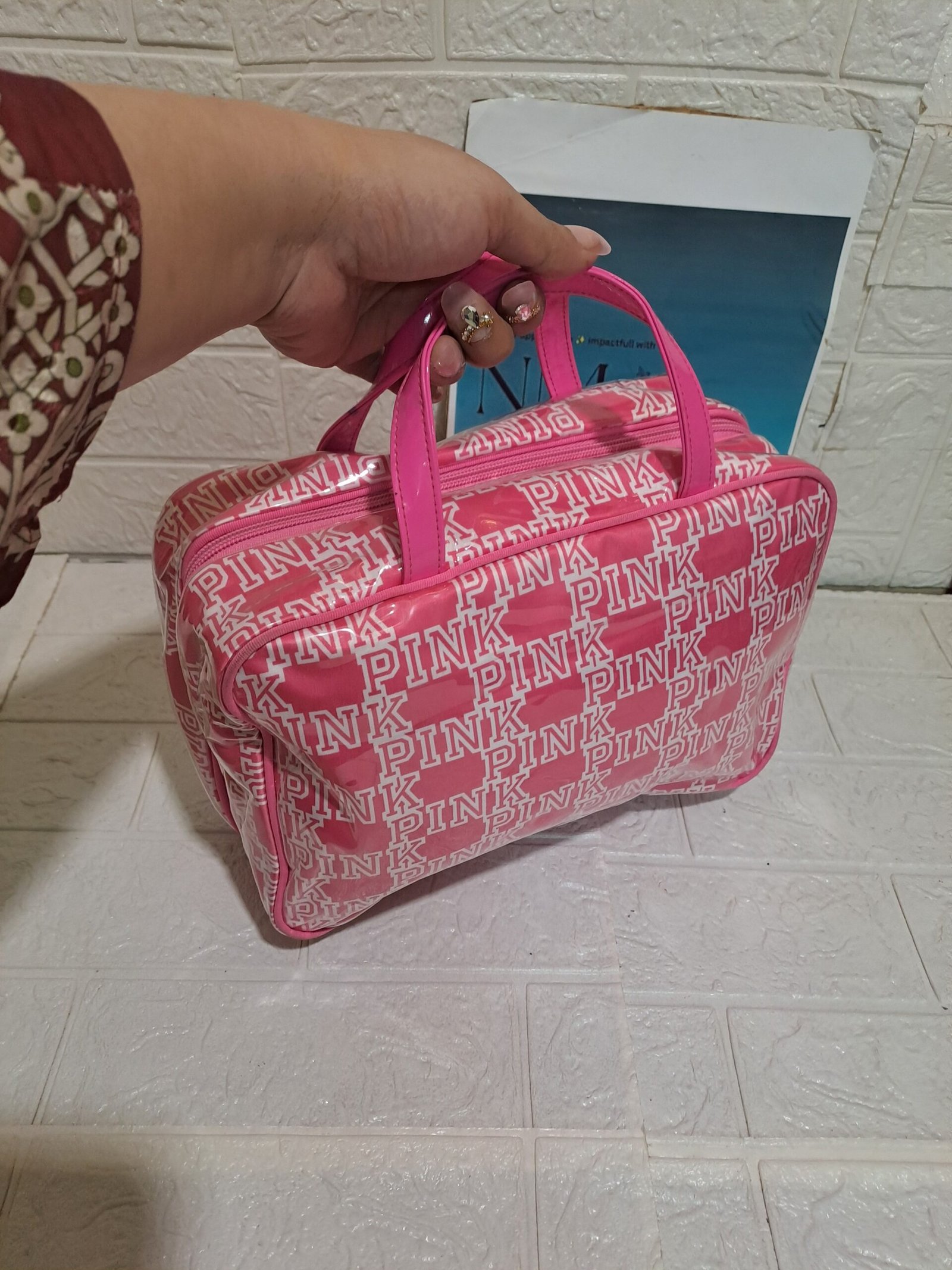 Victoria's Secret PINK Series Monogram vanity case - Image 6