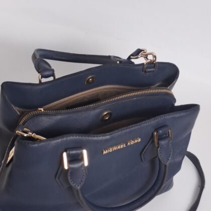 Michael Kors Savannah Satchel In Blue colour