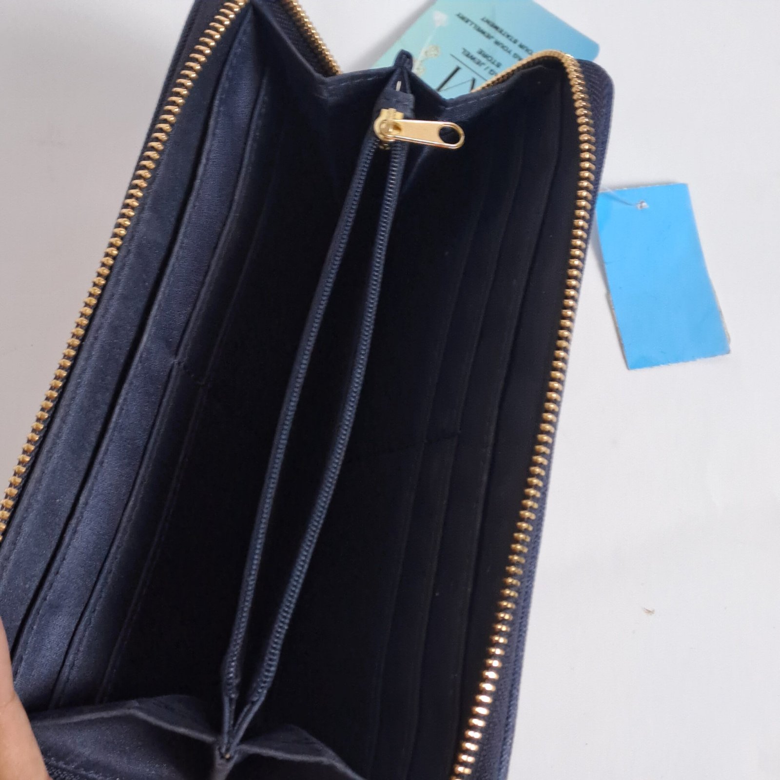 Tommy Hilfiger Honey Striped Zip-Around Wallet - Image 2