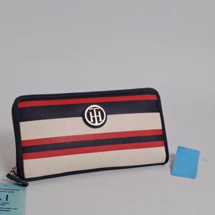 Tommy Hilfiger Honey Striped Zip-Around Wallet