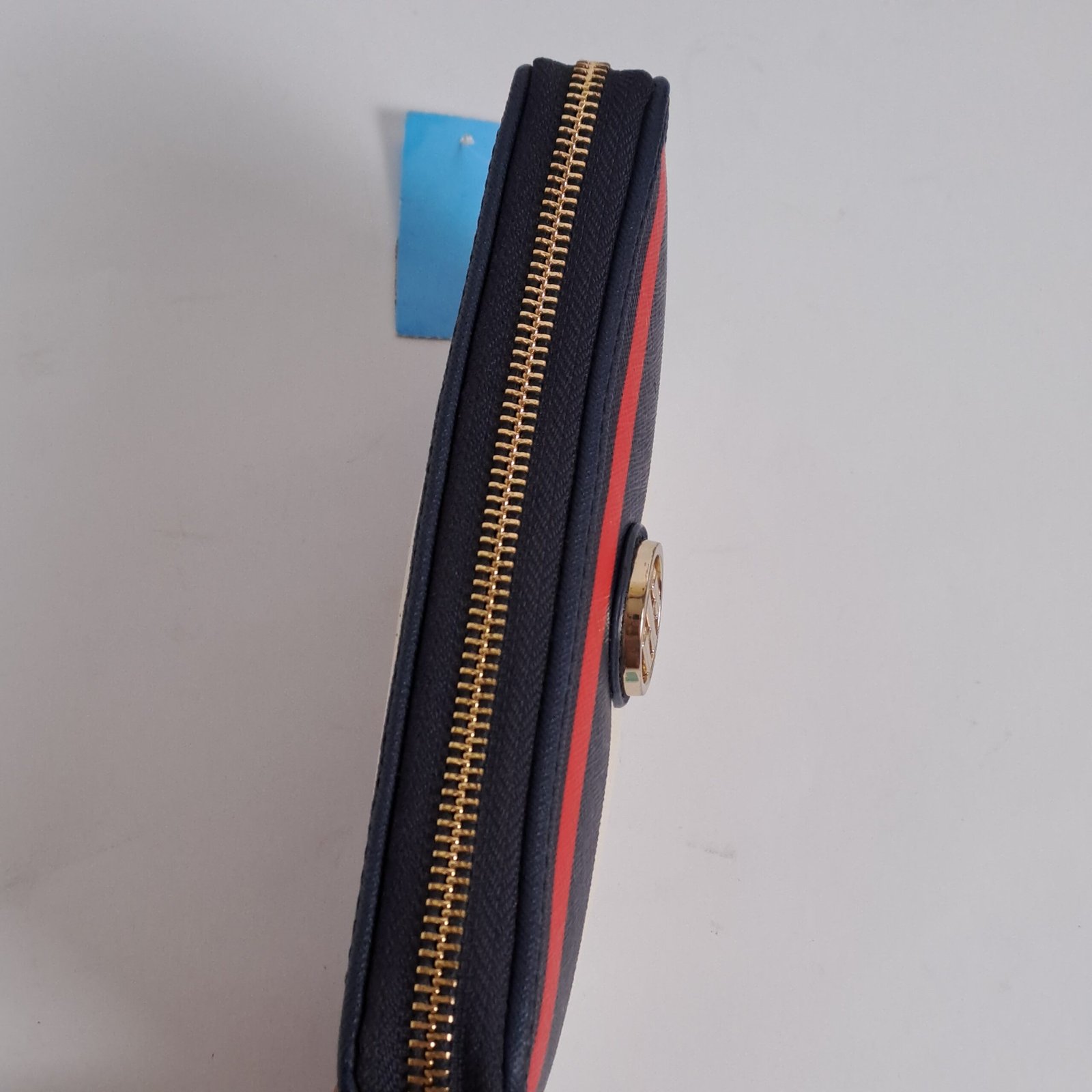 Tommy Hilfiger Honey Striped Zip-Around Wallet - Image 11