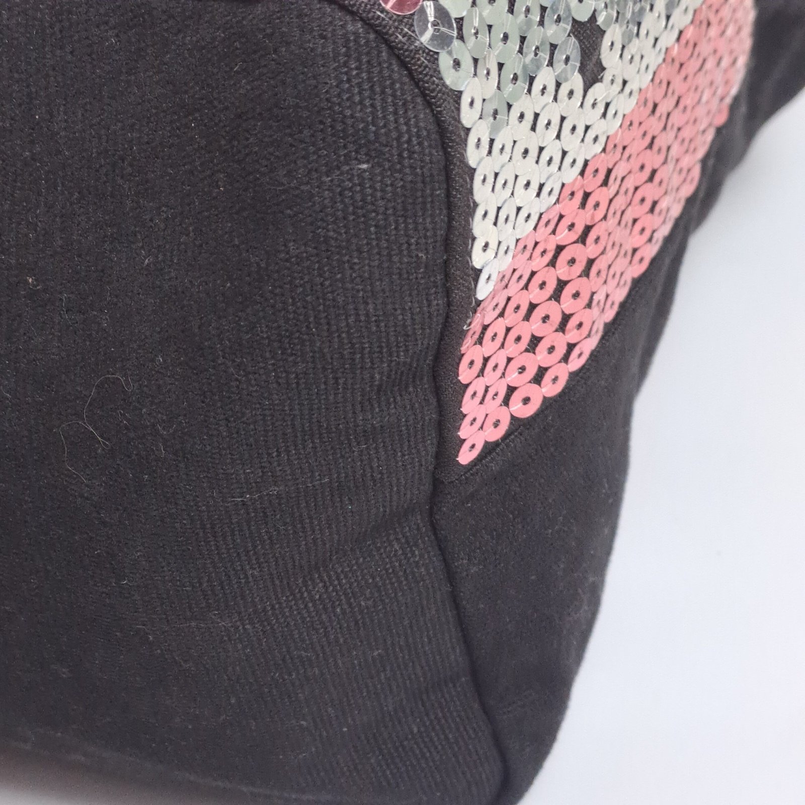 Victoria's Secret Sequin Stripe Large Weekender Tote Bag - Image 3