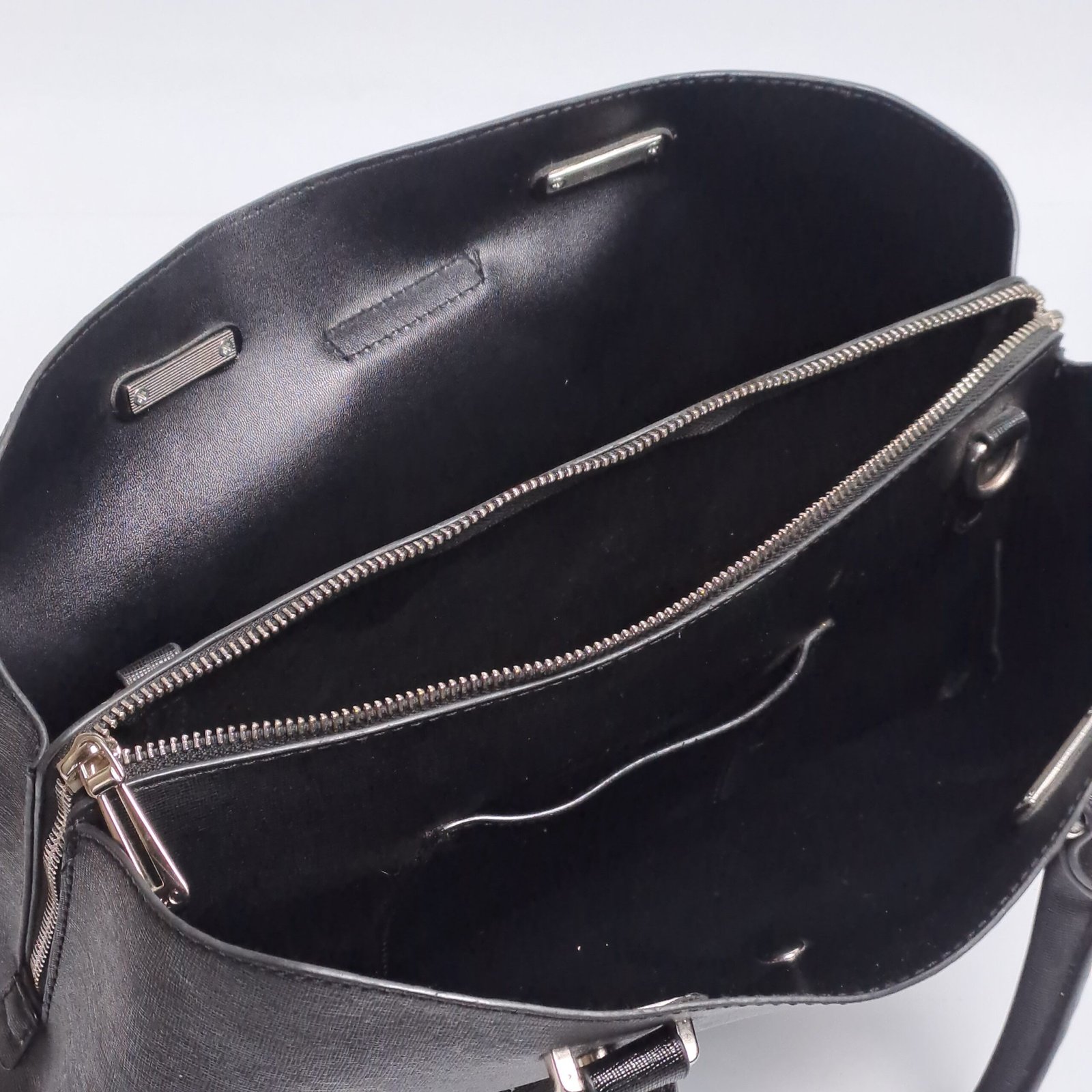 Flora & Co Top- Handle Tote Bag in Black Color - Image 2