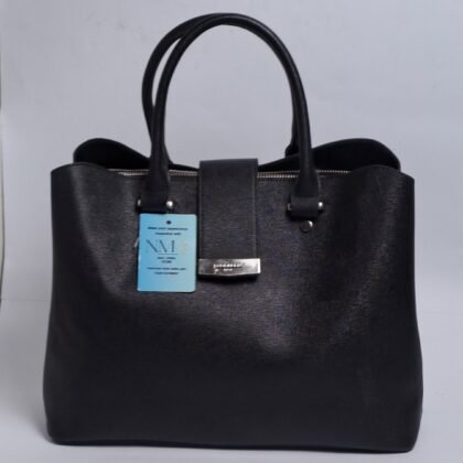 Flora & Co Top- Handle Tote Bag in Black Color