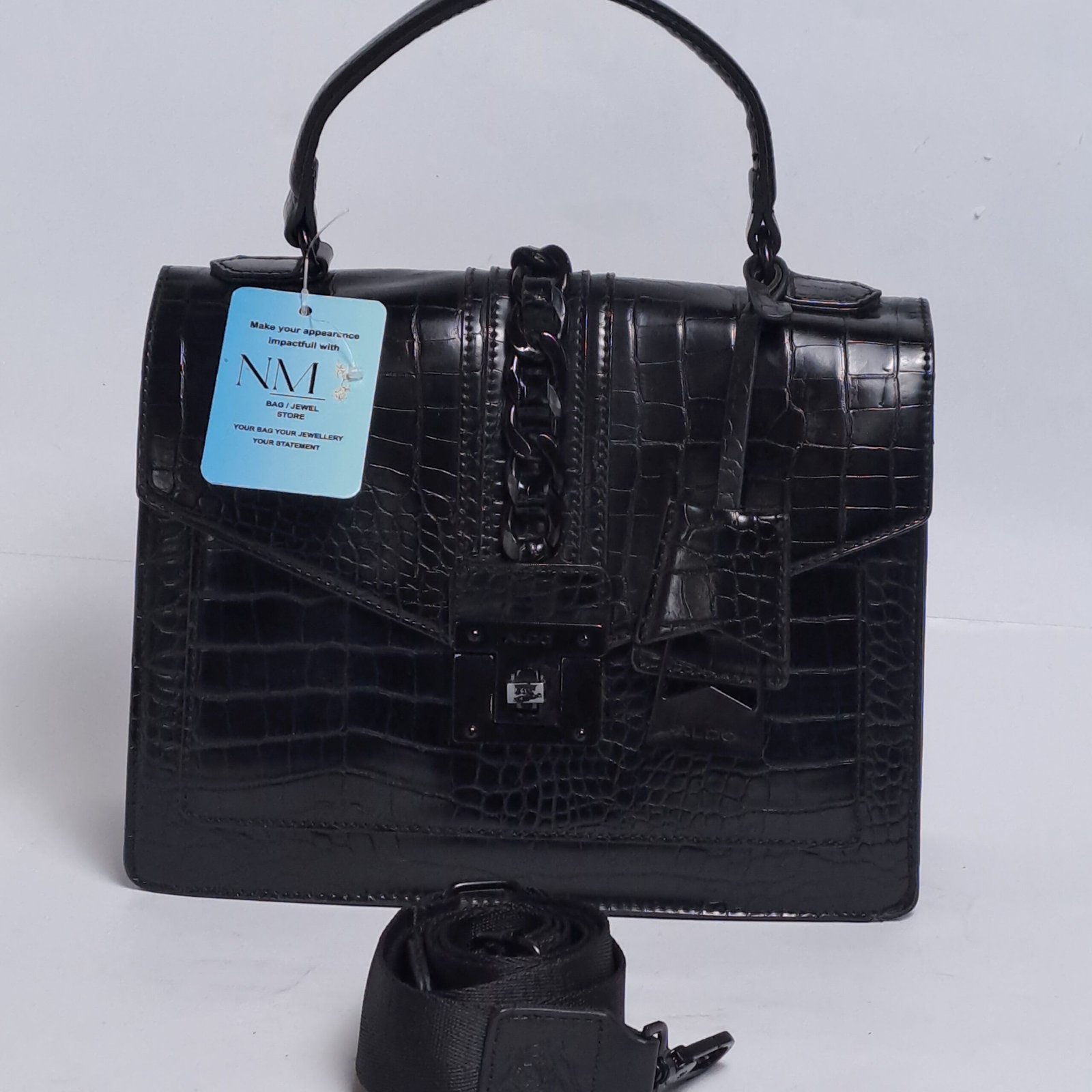 Aldo Glenda in Black Color with Digital straps