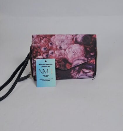 Floral Multi- functional wrislet wallet
