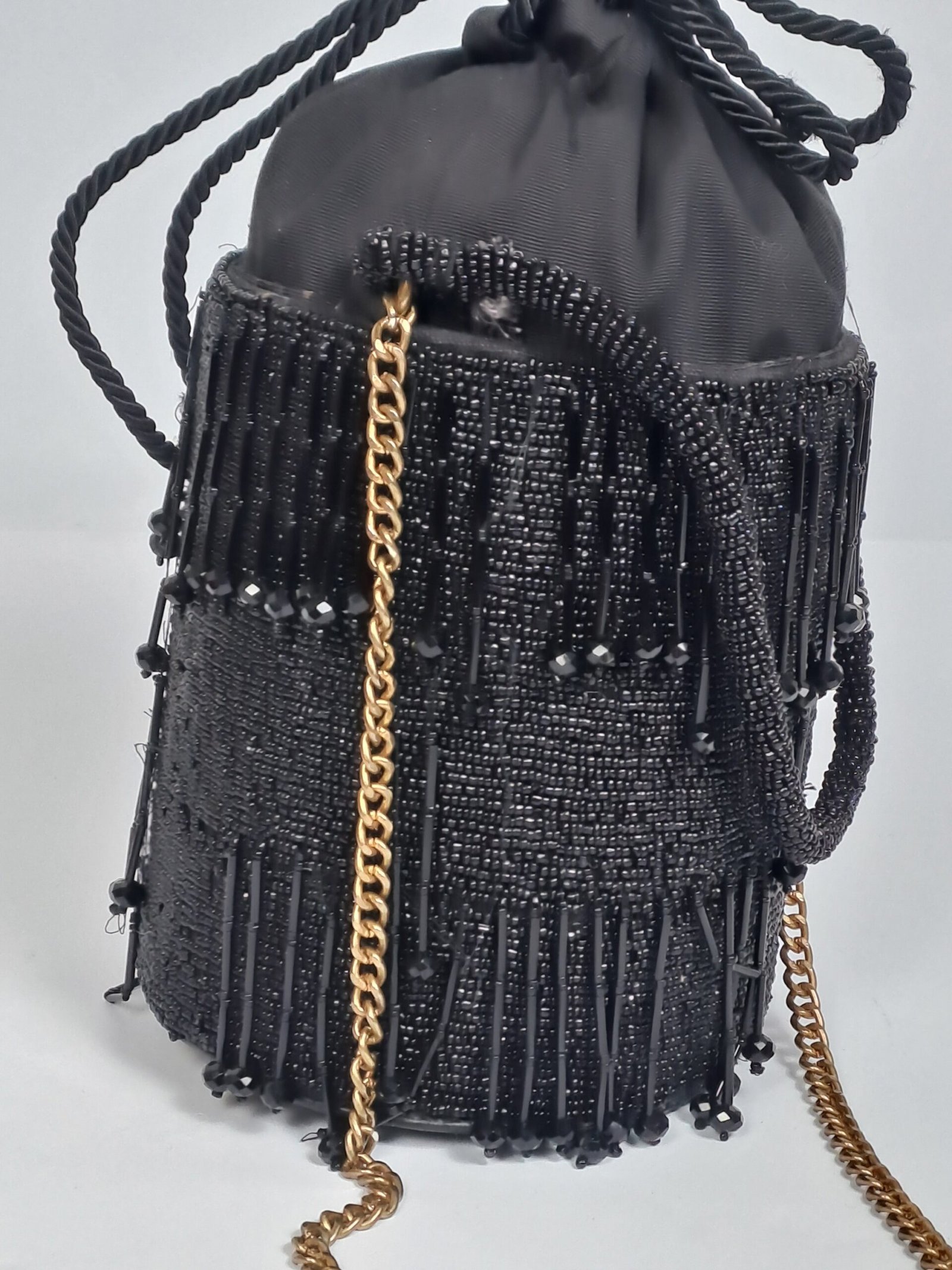 zara Beaded Black Big size Fancy Bucket - Image 2
