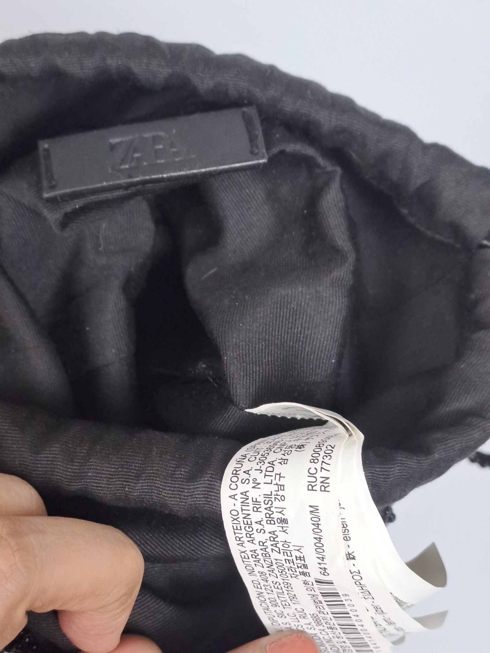 zara Beaded Black Big size Fancy Bucket - Image 3