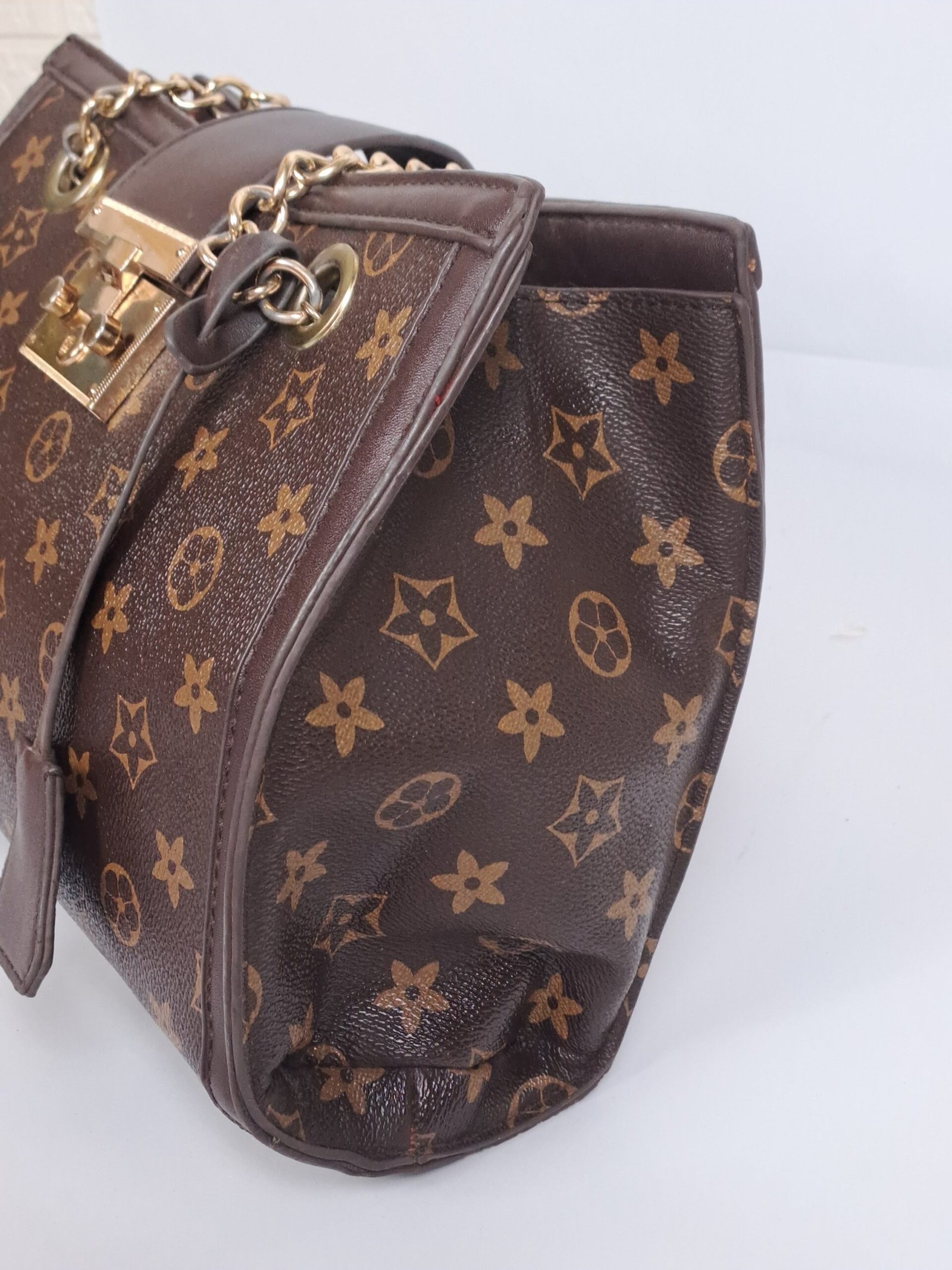 NM Classic Monogram Shoulder Bag with Matching Pouch (2-Piece Set) - Image 3