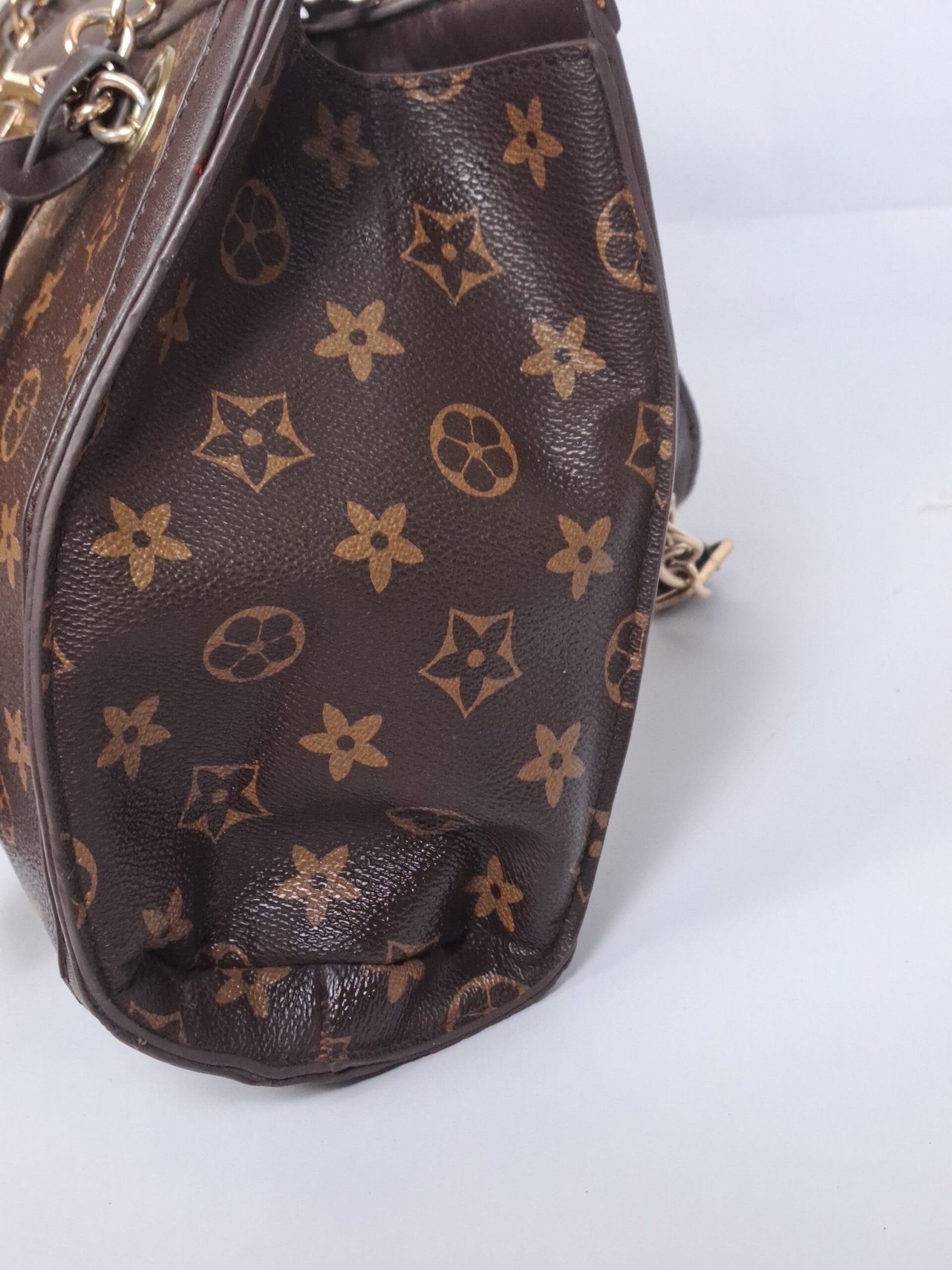 NM Classic Monogram Shoulder Bag with Matching Pouch (2-Piece Set) - Image 8