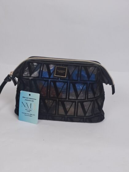 Preloved Authentic-styled Victoria's Secret signature monogram travel pouch.