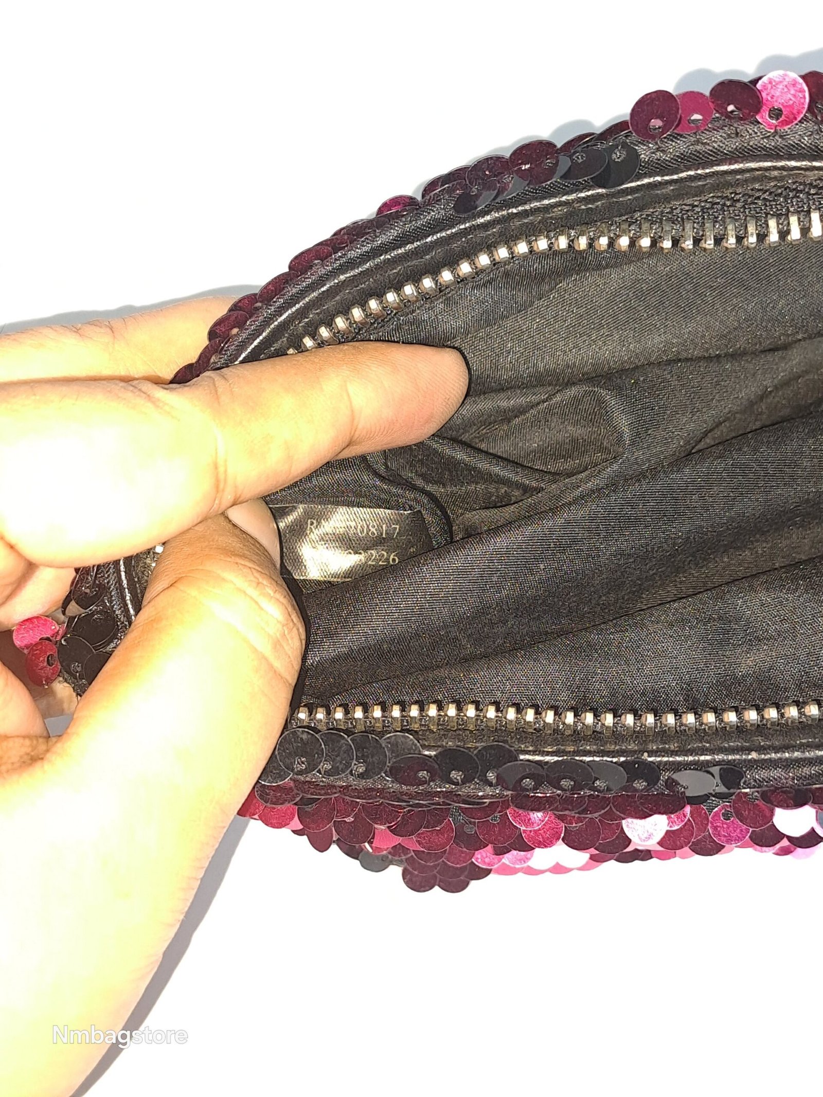 Victoria's Secret Reversible Sequin Cosmetic Pouch - Image 3