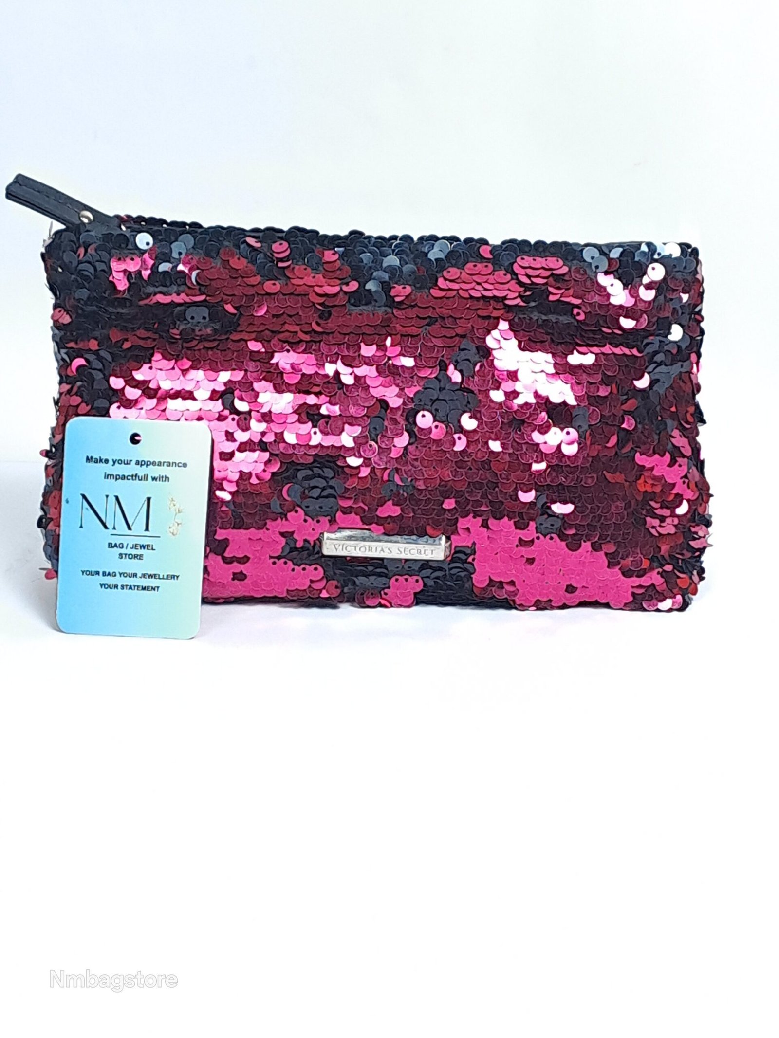 Victoria's Secret Reversible Sequin Cosmetic Pouch - Image 8