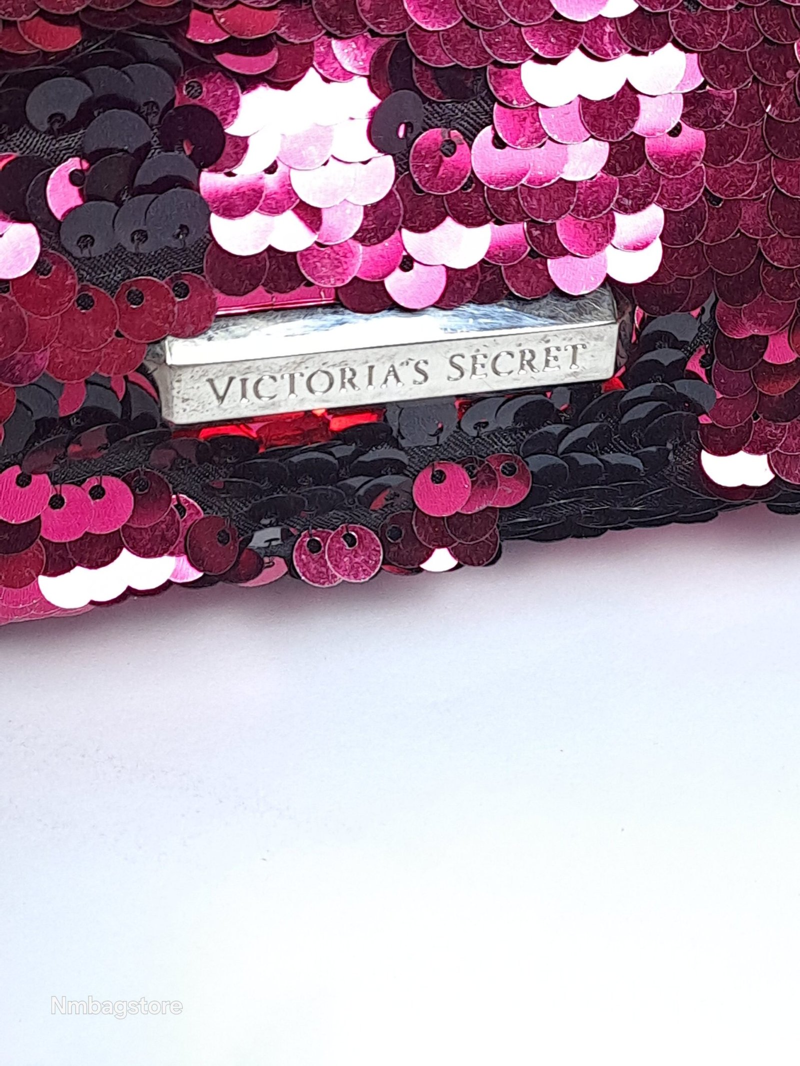 Victoria's Secret Reversible Sequin Cosmetic Pouch - Image 2