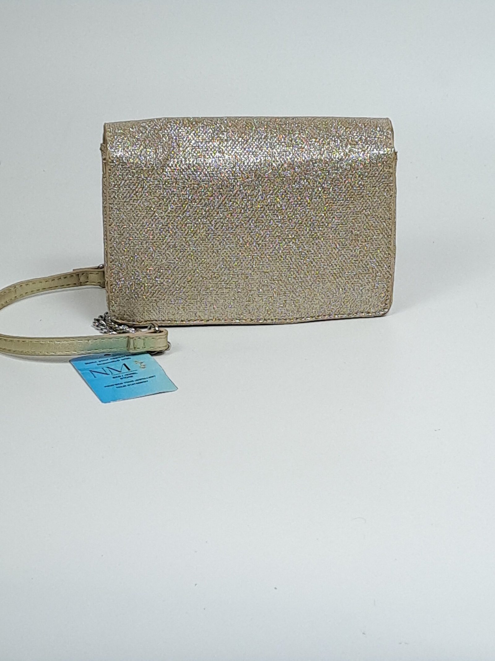 Preloved Marks & Spencer Shimmer Crossbody in Dull Gold - Image 9