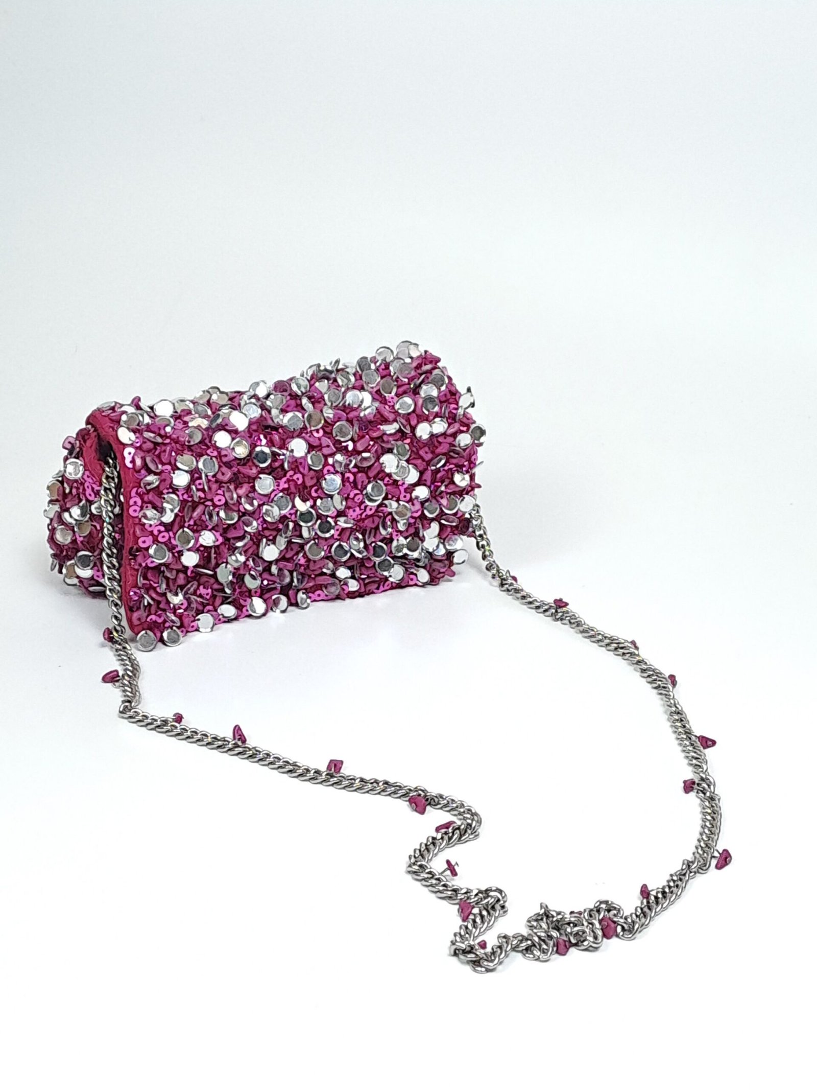 ZARA Fuchsia Pink Crossbody - Image 5