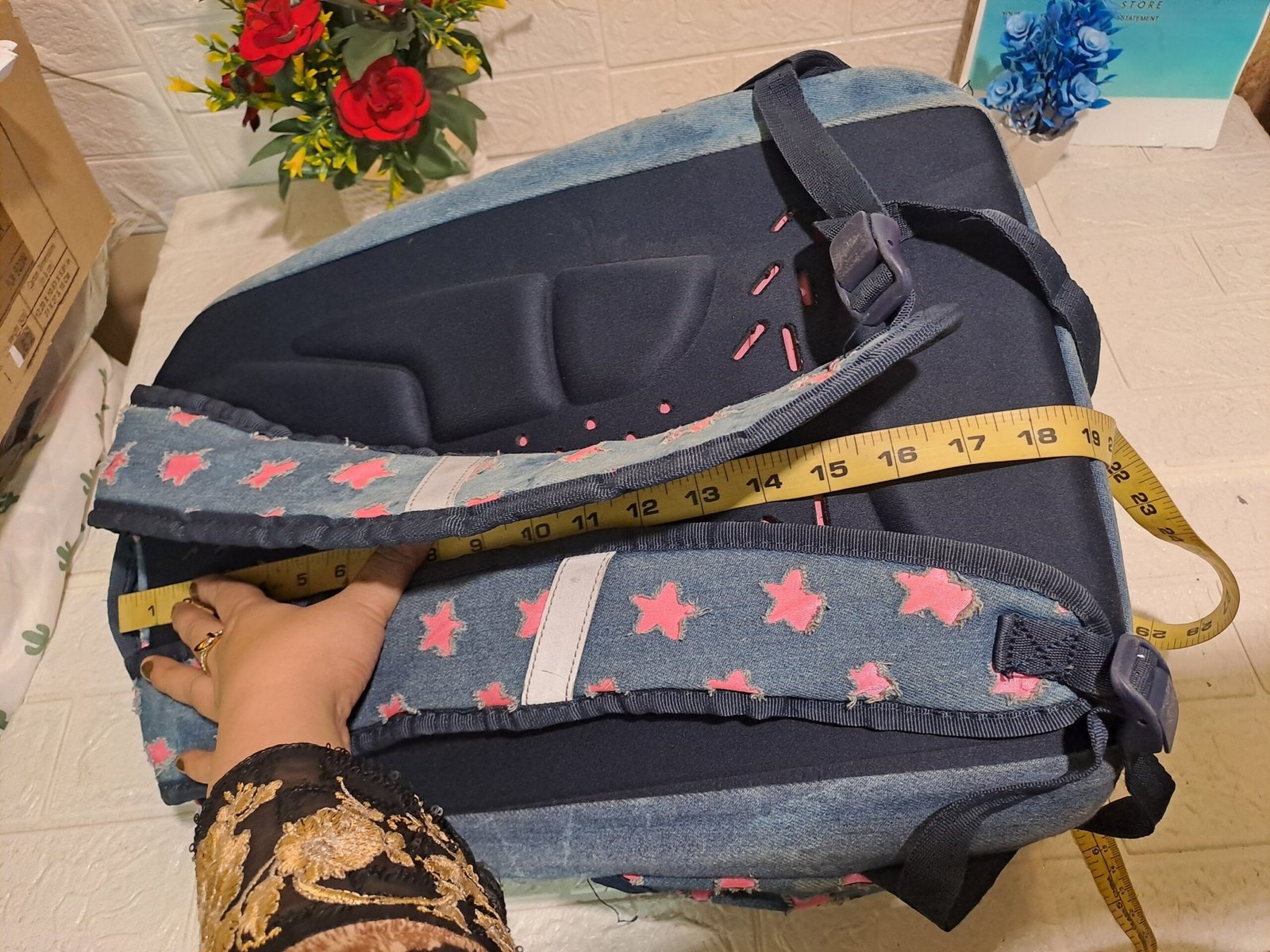 CoolPack Dart II Denim Pink Stars Backpack - Image 7