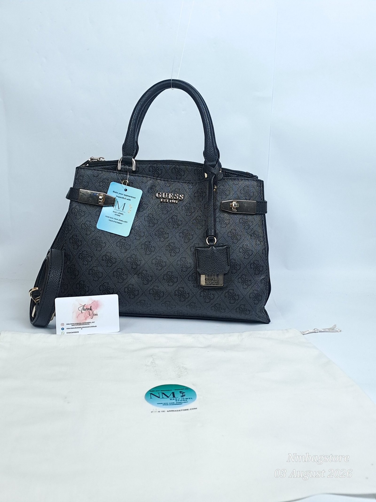Guess Zadie Girlfriend Satchel Bag - Image 12