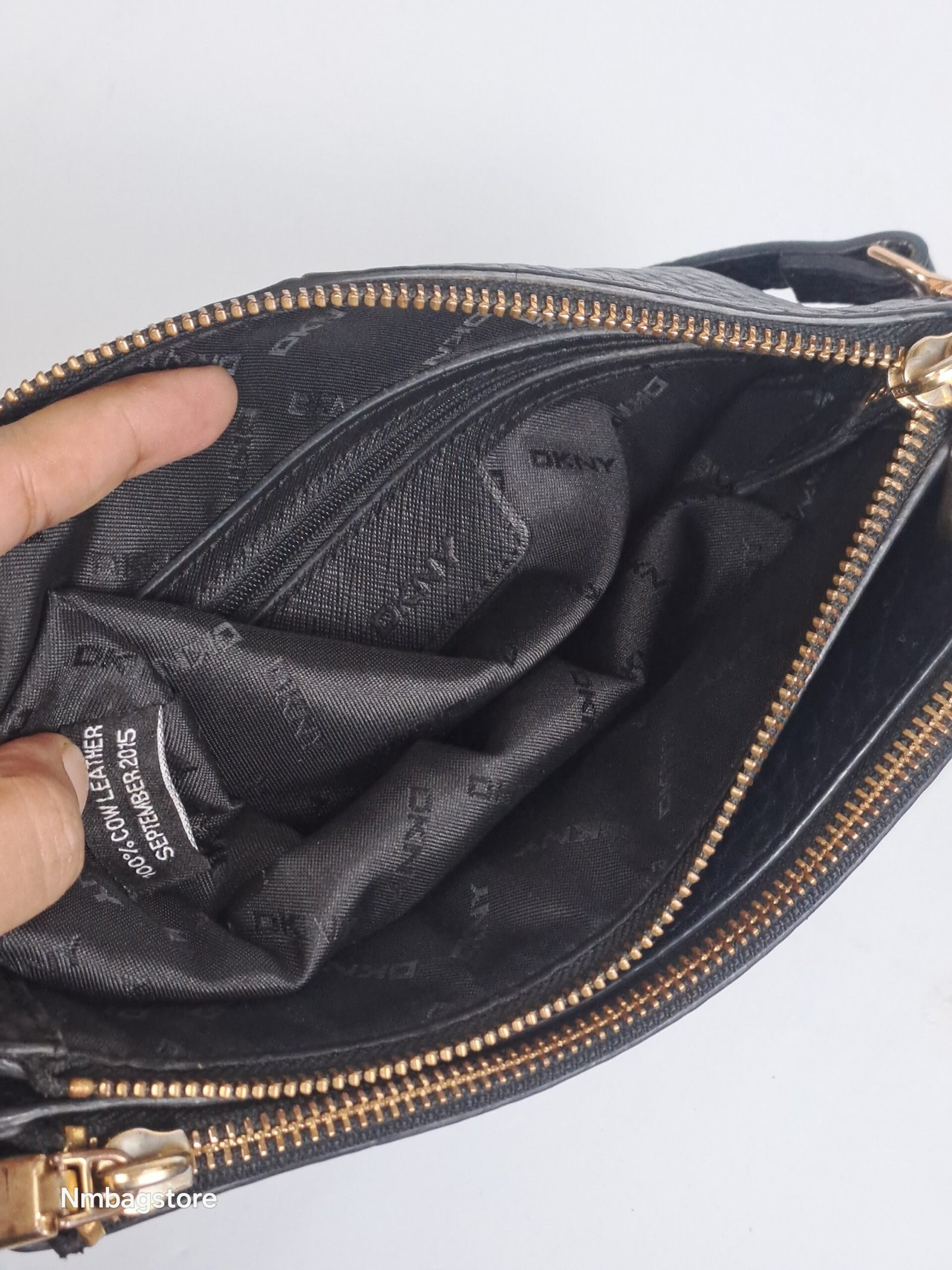 DKNY Tribeca Double Zip Crossbody Bag - Image 12