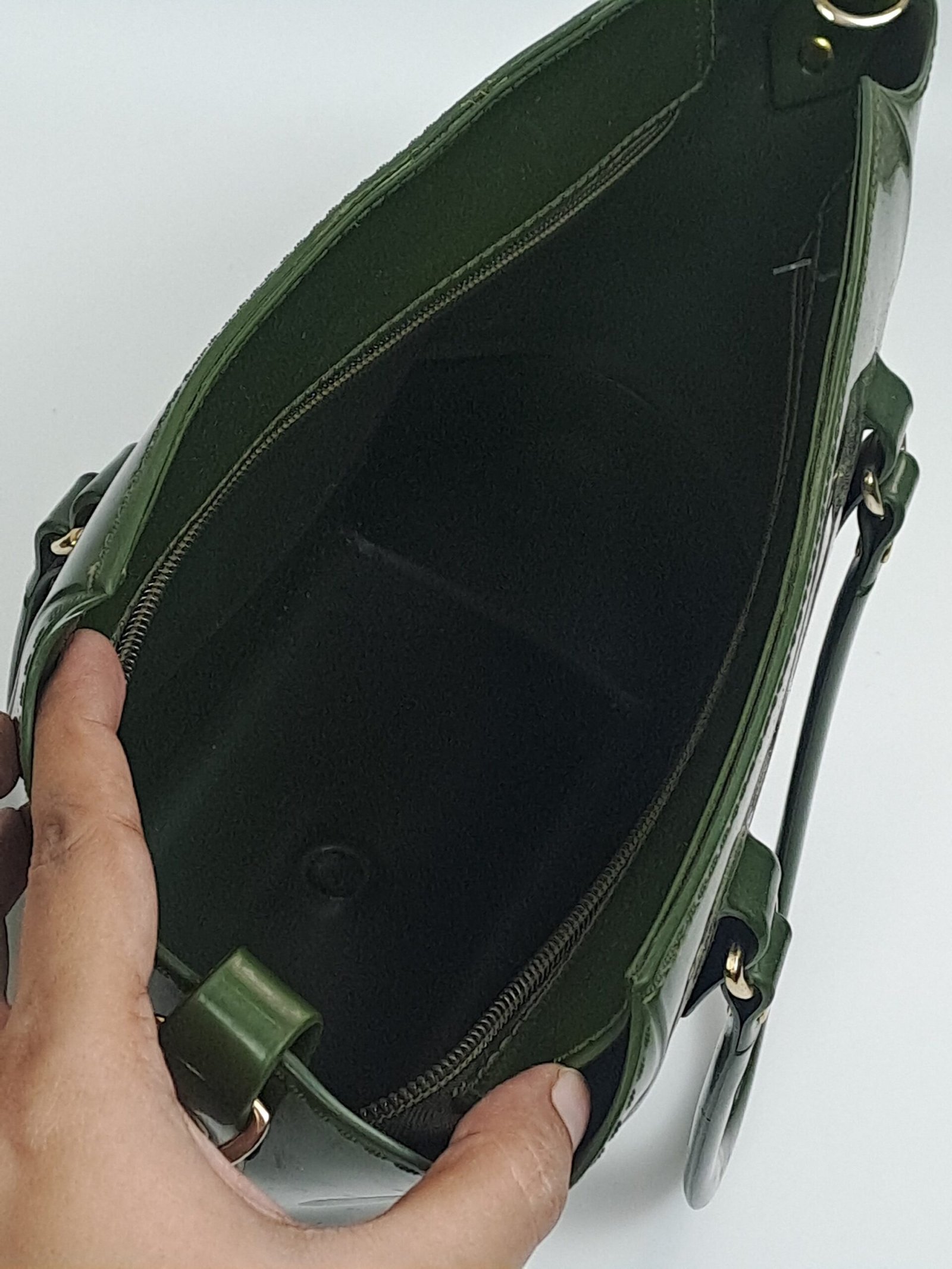 Silicone material Olive Green Bag - Image 8