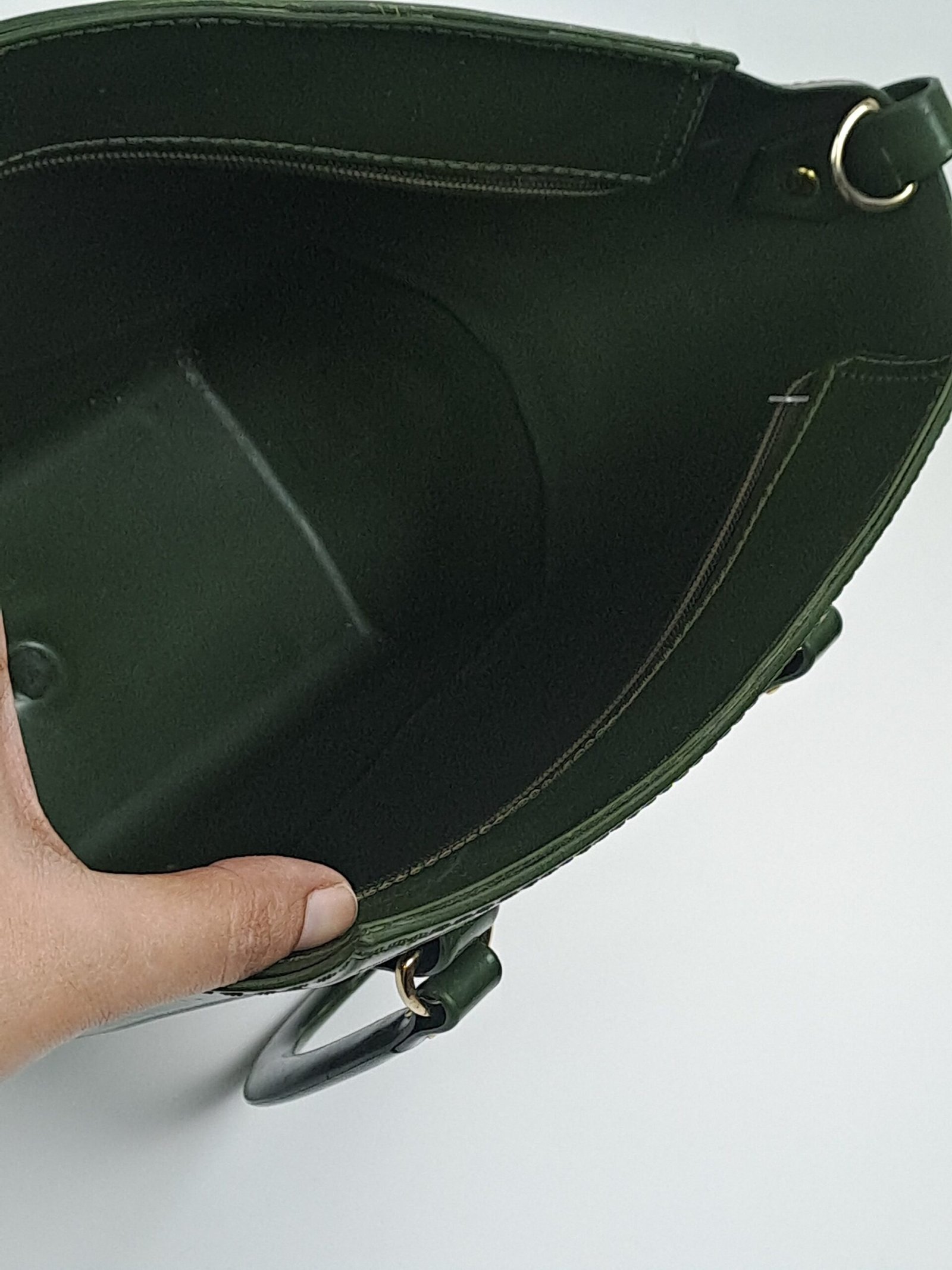 Silicone material Olive Green Bag - Image 5