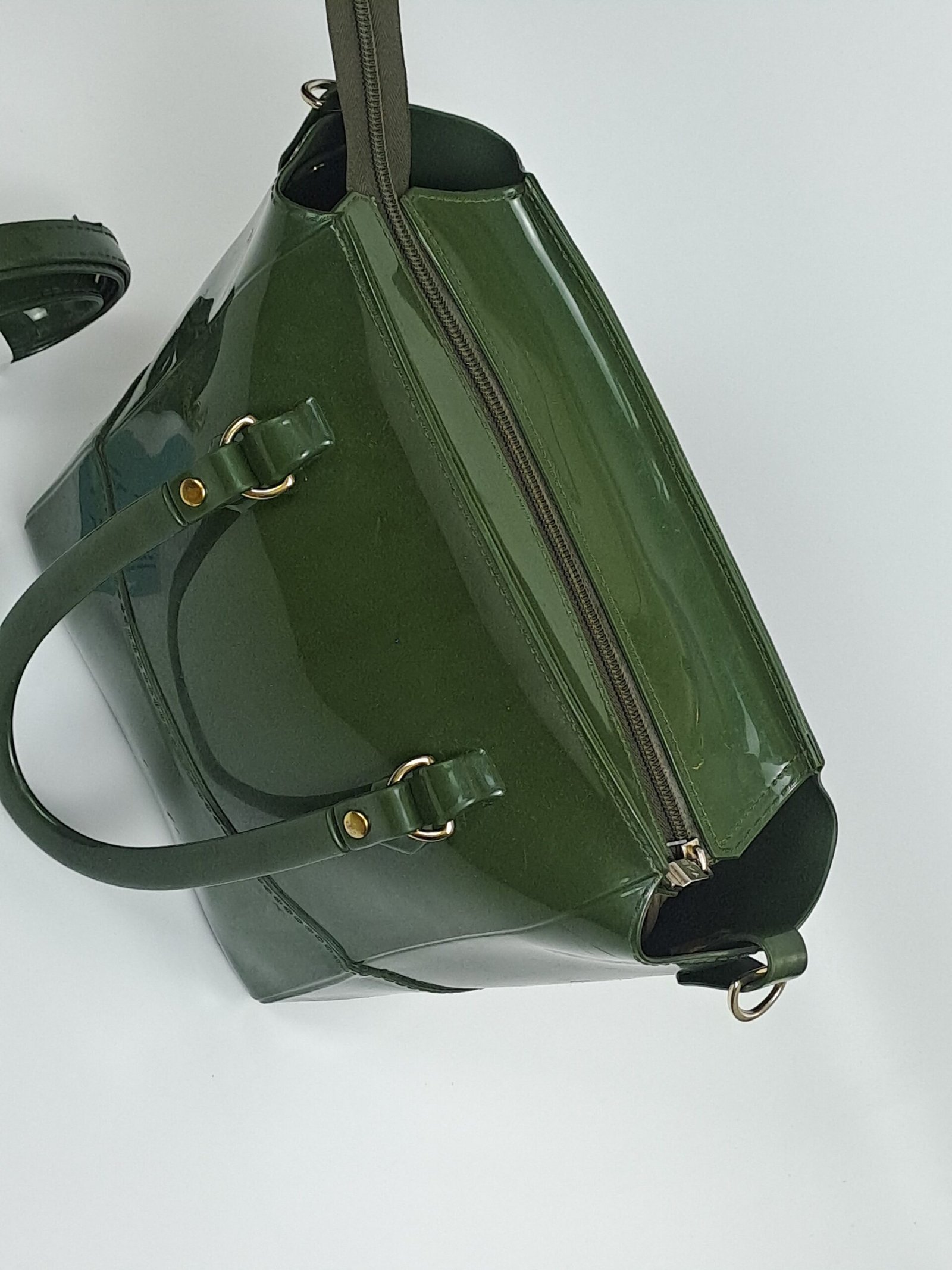 Silicone material Olive Green Bag - Image 2