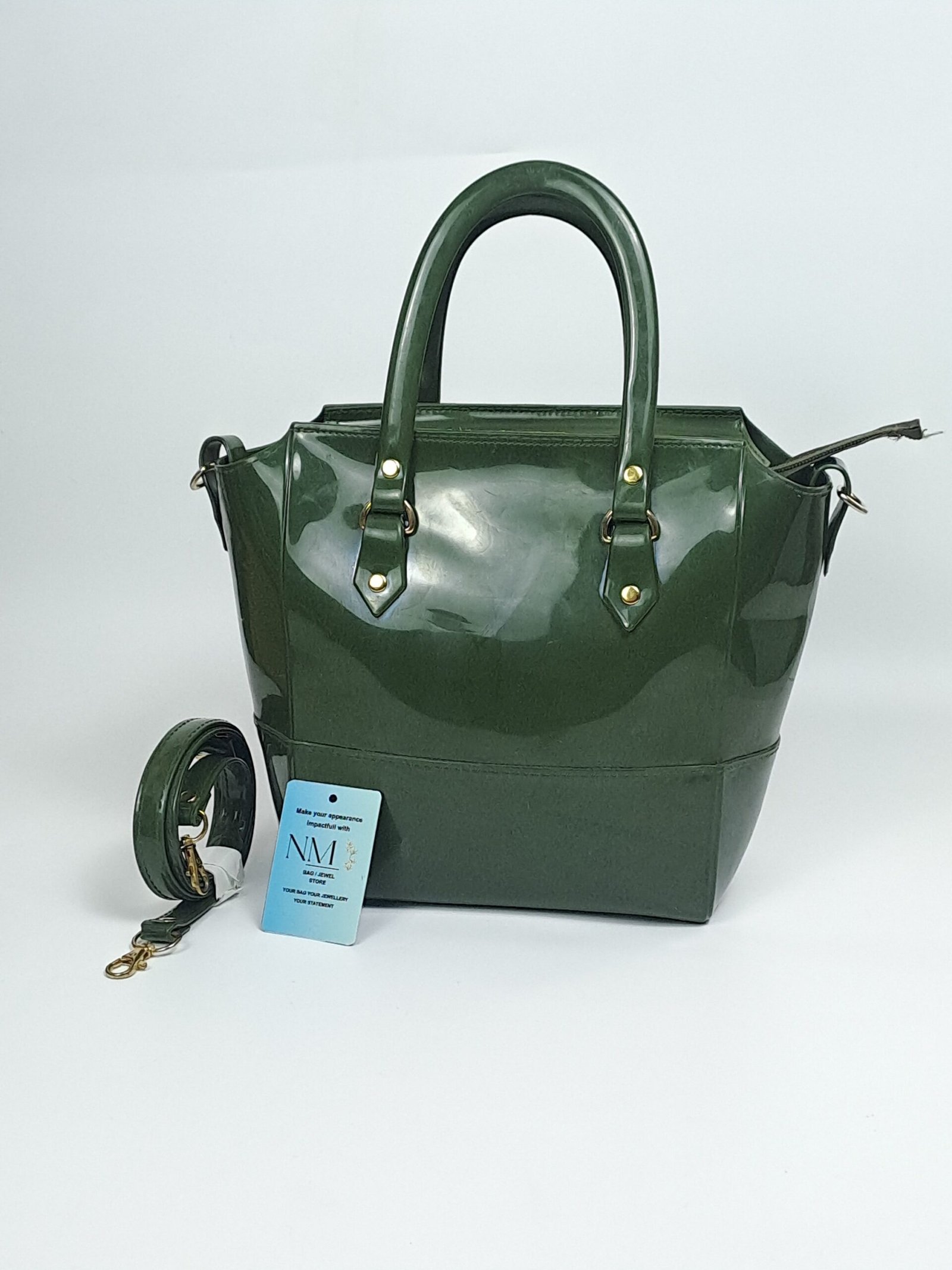 Silicone material Olive Green Bag